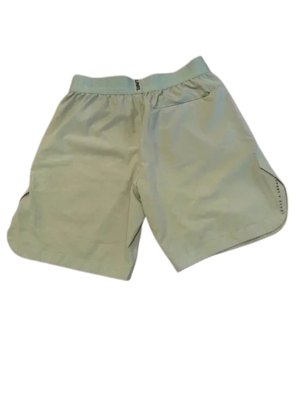 UNRL Men's Light Green Performance Shorts
